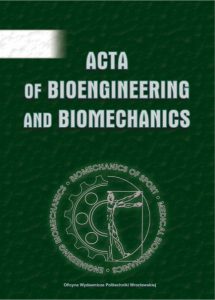 Okładka książki Acta of Bioengineering and Biomechanics